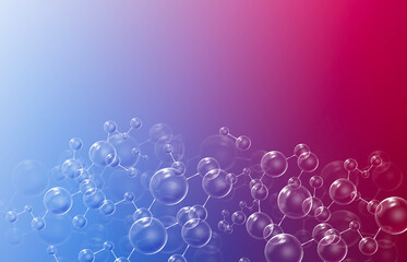 sfondo, scienza, molecole, atomi