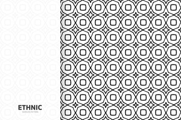 Seamless tribal texture geometric design