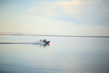 Fototapeta na wymiar Alakol lake. Almaty area. Kazakhstan.