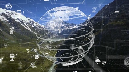 Future environmental conservation and sustainable ESG modernization development by using technology...