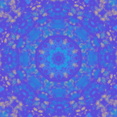An abstract circular mandala pattern background image.