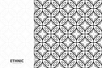 Seamless tribal texture geometric design