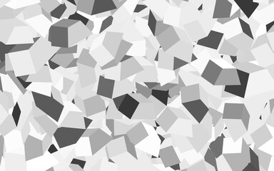 Light Gray vector texture with abstract forms.