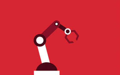 braccio robotico, robot industriale, industria, robotica