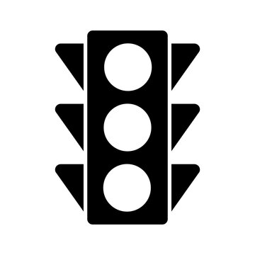 recommend clip art: Traffic Control light, icon silhouette