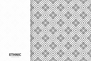 Seamless tribal texture geometric design