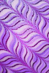Fototapeta na wymiar Illustration of stained glass style wavy abstract pattern in purple gradient color