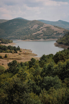 Beautiful Green Lake Landscape