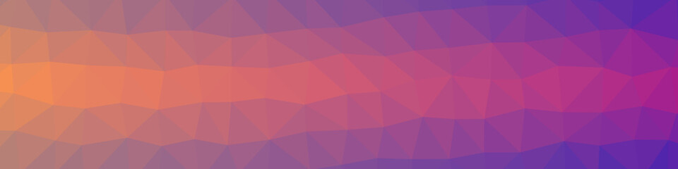 Obraz premium Abstract color Low-Polygones Generative Art background illustration