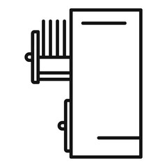 Drawer storage documents icon, outline style