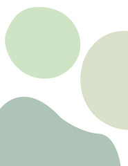 minimalism illustration. Pastel pallete background	