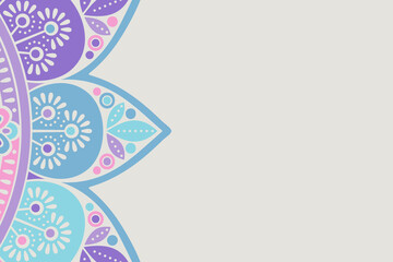 ornamental simple background colorful template