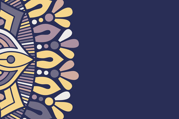 ornamental simple background colorful template