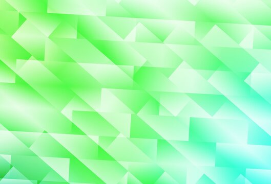 Light Green vector template with rhombus.