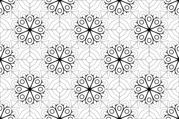 Gordijnen Islamic Ornament Pattern. Vintage decorative elements © lovelymandala