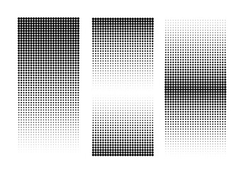 Design elements symbol Editable icon Halftone circle pattern black on white background. Vector illustration eps 10 with random dots. Dot data graphic form for booklet layout page, newsletters, banner