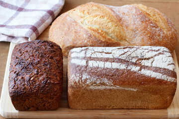 Różne rodzaje chleba - obrazy, fototapety, plakaty