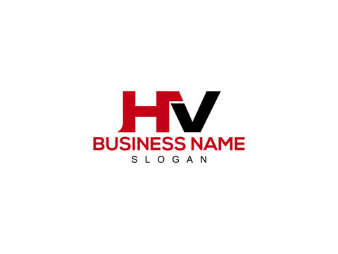 Letter HV Logo, hv logo icon vector for business