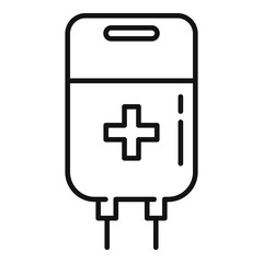 Obraz premium Sport medicine icon, outline style