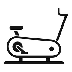 Exercise bike icon, simple style