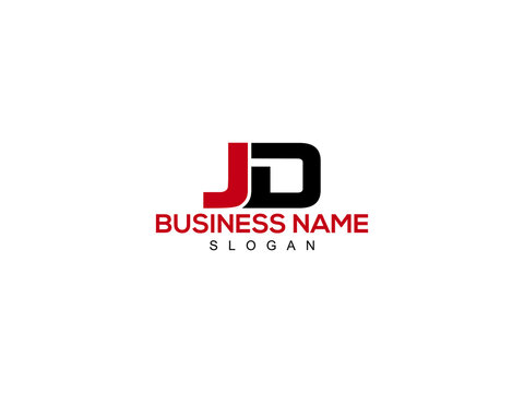 Letter JD Logo, jd logo icon vector for business