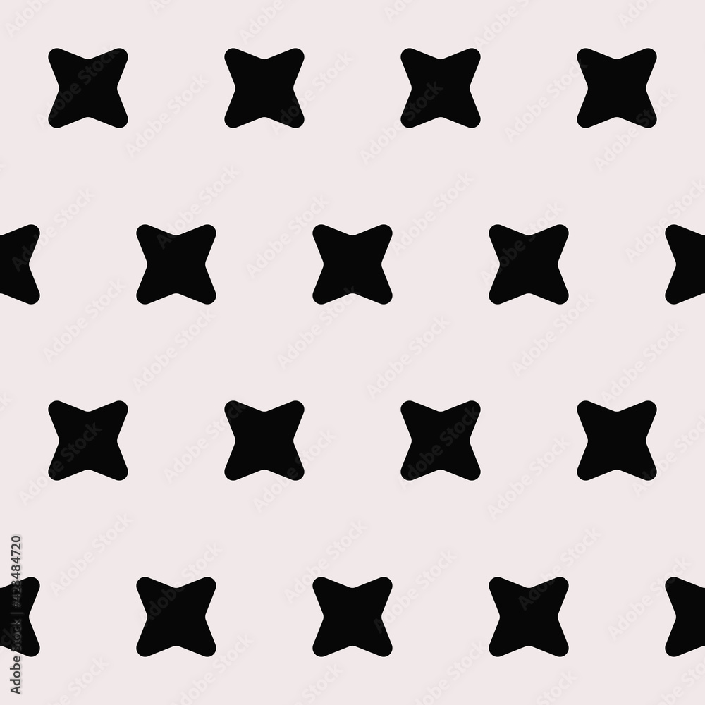 Poster monochrome same shapes and white background. vector.