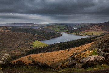 Morning trek in Peak District Brandord Edge National Park 2021 April