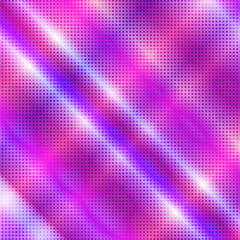 90-s style. Creative illustration in halftone style with pink and blue gradient. Abstract colorful geometric background. Pattern for wallpaper, web page, textures