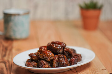 Dates are a fruit that Muslims eat during Ramadan to break their fast.