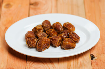 Dates are a fruit that Muslims eat during Ramadan to break their fast.
