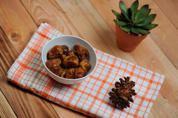 Dates are a fruit that Muslims eat during Ramadan to break their fast.