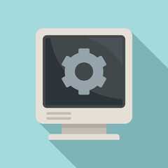 Fix pc system icon, flat style