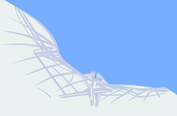 Leonardo Da Vinci flying machine, background, genie, invention, 