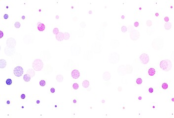 Light Purple, Pink vector background with spots.