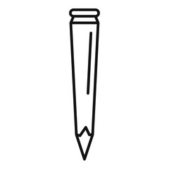 Metal pole icon, outline style