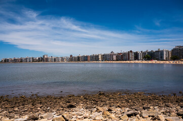 Playa Pocitos en Montevideo (Uruguay)