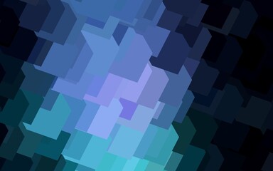 Dark Pink, Blue vector layout with lines, rectangles.