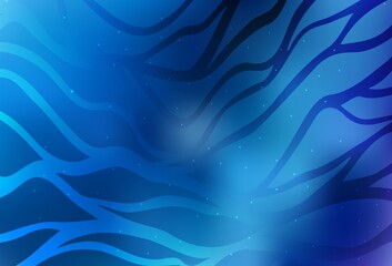 Light BLUE vector template with lines.