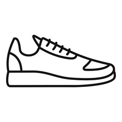 Sport shoe icon, outline style
