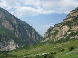 mountain landscape in the mountains Osetia