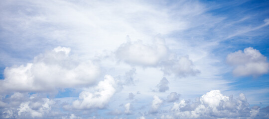 Naklejka na ściany i meble blue sky and white cloudsclouds