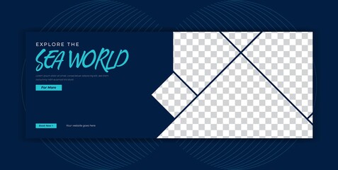 Travel Tour Agency Social Media Post Facebook Cover Page Timeline Web Banner Template