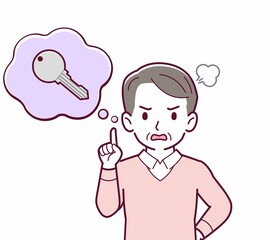 鍵をなくした人