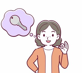 鍵をなくした人