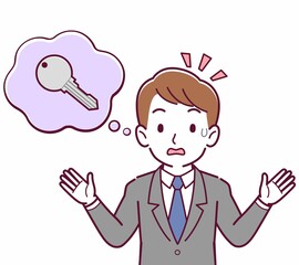 鍵をなくした人