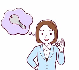 鍵をなくした人