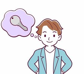 鍵をなくして困っている人