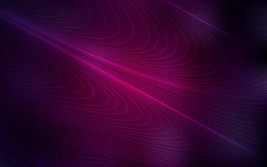 Dark Pink vector texture with colored lines.