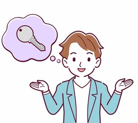 鍵をなくして困っている人