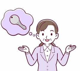 鍵をなくして困っている人